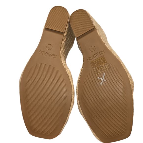 Dream Paris 9 White Women's Sandal Shoe Wedge 4 Inch Heel - Picture 5 of 8